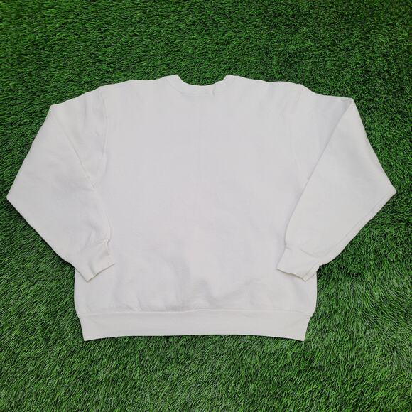 Vintage 1991 Bear Sweatshirt Womens Large 21x23 Cropped USA - Picture 2 of 16